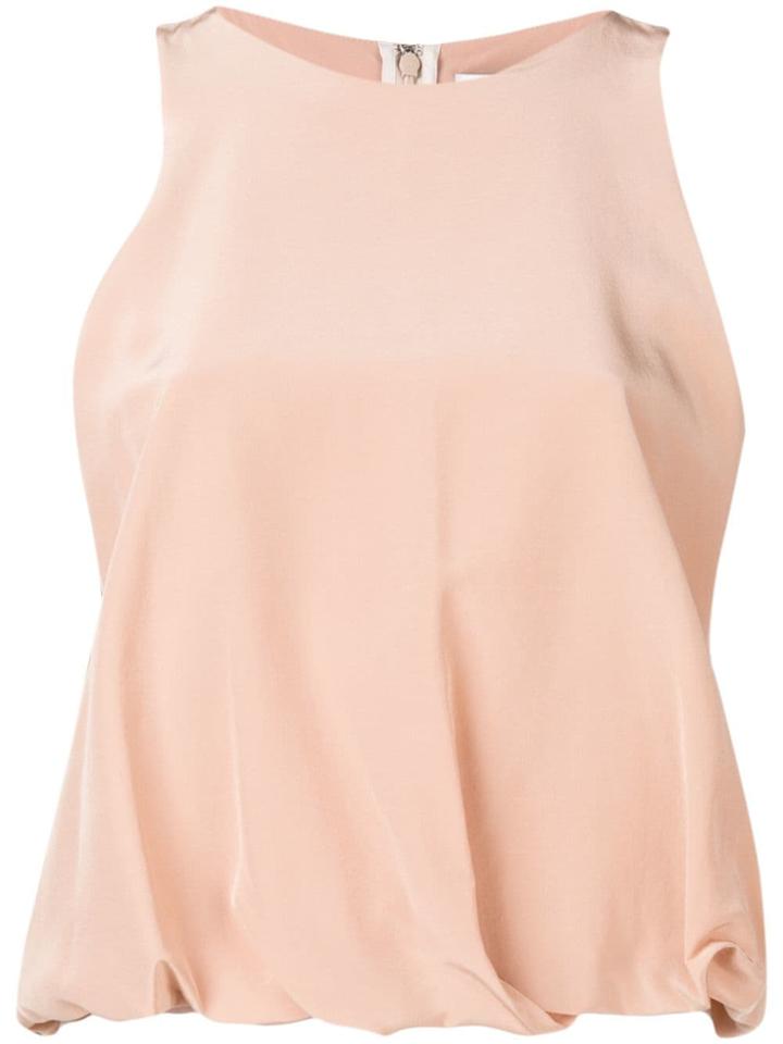 Chalayan Draped Hem Blouse - Neutrals