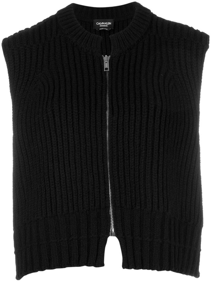 Calvin Klein 205w39nyc Knitted Gilet - Black