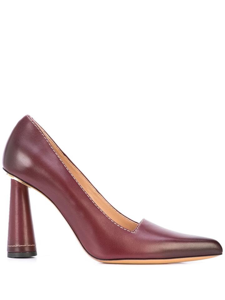 Jacquemus Pointed Toe Pumps - Red