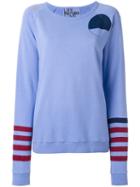 Freecity Multi Print Sweatshirt, Women's, Size: Medium, Pink/purple, Cotton