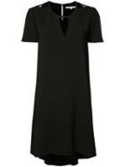 Trina Turk Cut-out Neckline Dress, Women's, Size: 8, Black, Polyester