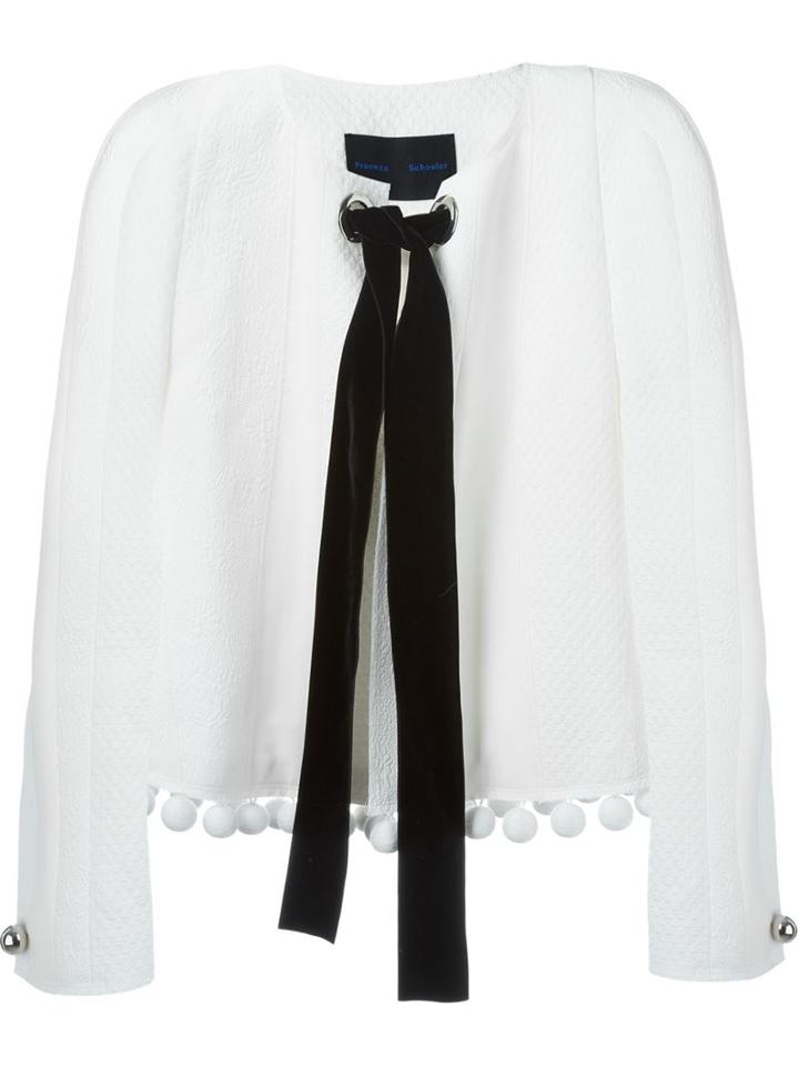 Proenza Schouler Pom Pom Hem Jacket