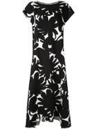 Marni Floral Print Maxi Dress - Black