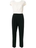 Elie Saab Juliet Sleeves Beaded Jumpsuit - Green
