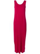 Armani Exchange Sleeveless Jersey Dress - Pink & Purple