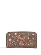 Etro Long Deer Print Wallet - Brown