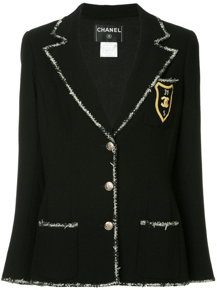 Chanel Pre-owned Jacket With Patch - Black