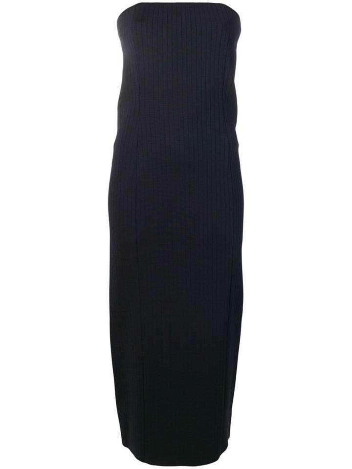Givenchy Ribbed Tube Dress - Blue