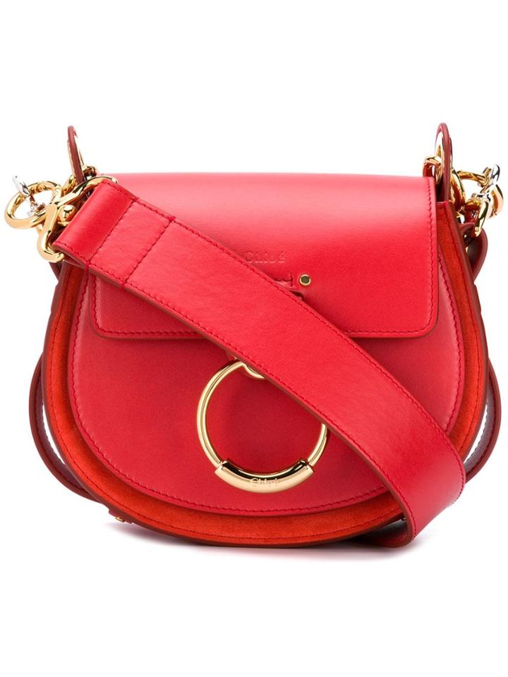 Chloé Tess Crossbody Bag - Red