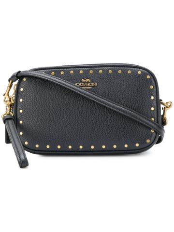 Coach Coach - Woman - Border Rivets Crossbody Clutch - Blue