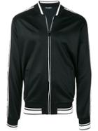 Dolce & Gabbana Logo Sleeve Zip Sweater - Black