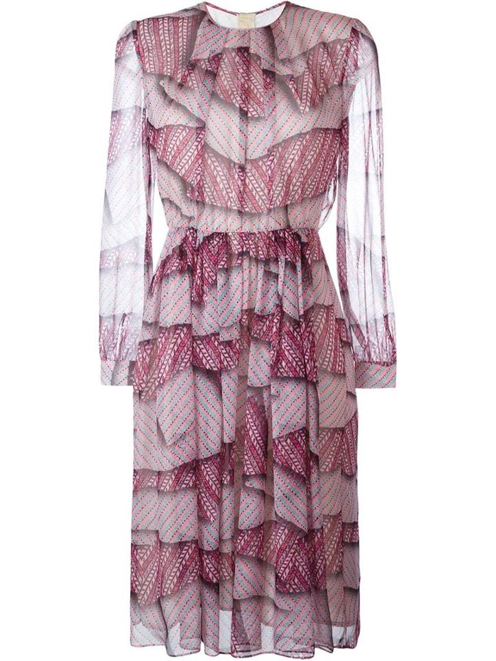 Msgm Multi Print Dress