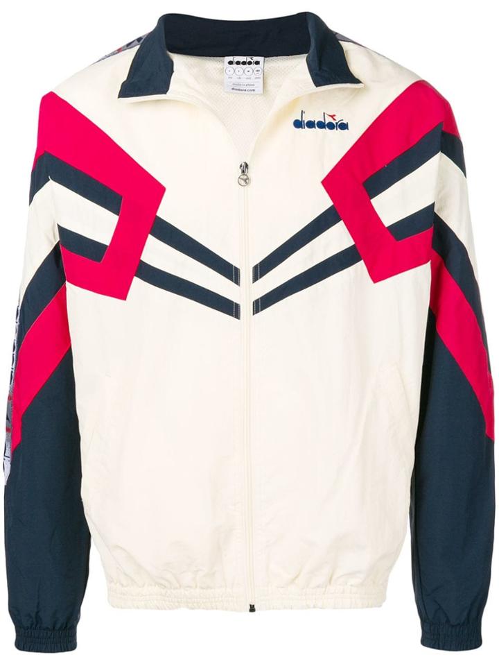 Diadora Colour Block Track Jacket - White