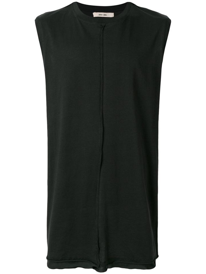 Damir Doma Centre Seam Tank - Black