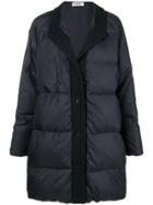 Jil Sander Oversized Padded Coat - Blue