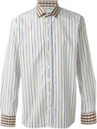 Etro Striped Shirt, Men's, Size: 40, Cotton