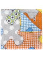 Fefè Puzzle Pocket Square, Adult Unisex, Yellow/orange, Silk