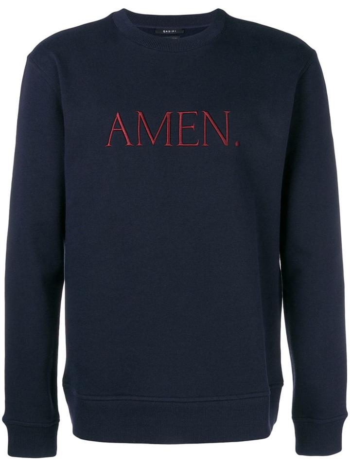 Qasimi Amen Sweatshirt - Blue