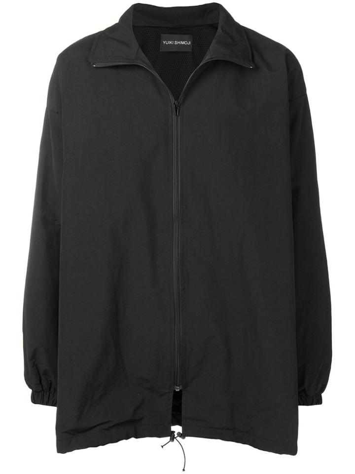 Yuiki Shimoji Print Patch Windbreaker Jacket - Black