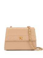 Chanel Pre-owned Structured Chain Crossbody Bag - Neutrals