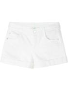 Stella Mccartney Classic Shorts, Women's, Size: 27, White, Cotton/spandex/elastane
