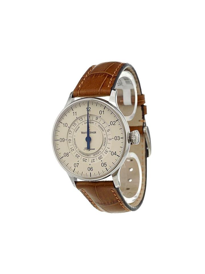 Meistersinger 'pangaea' Analog Watch, Adult Unisex, Stainless Steel