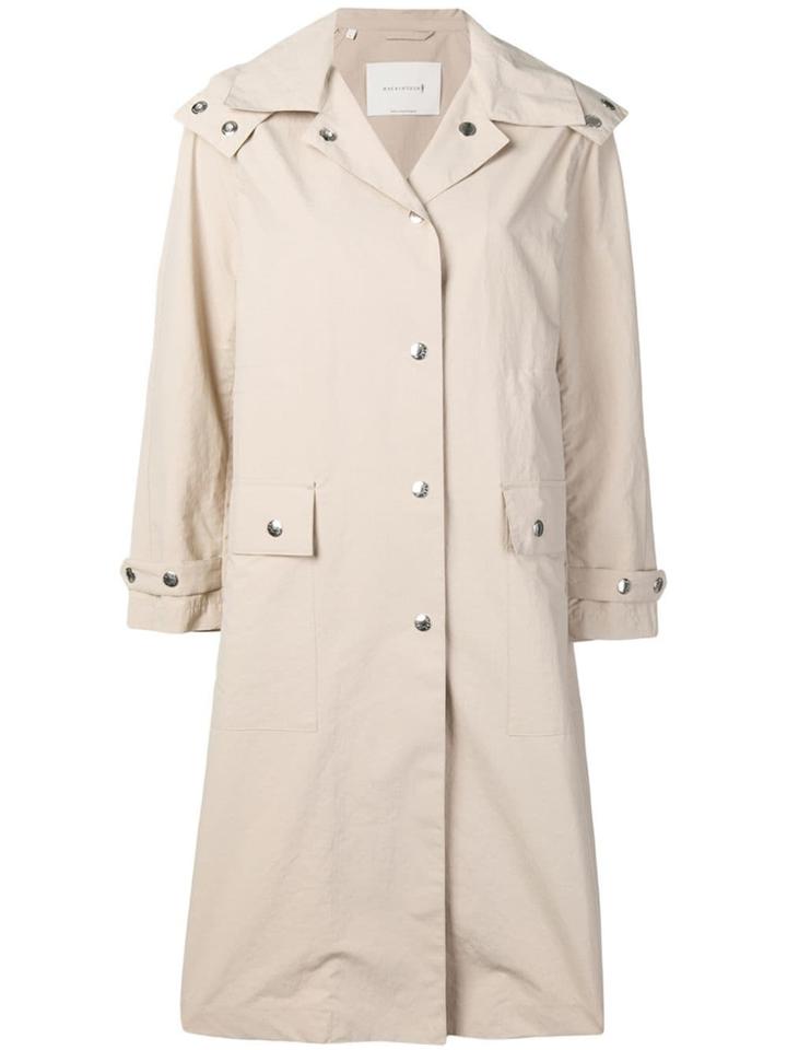 Mackintosh Hooded Rain Coat - Neutrals