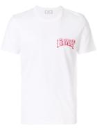 Ami Alexandre Mattiussi Crewneck T-shirt With Red Flocked Print Family