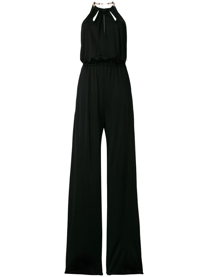 Versace Collection Wide-leg Jumpsuit - Black