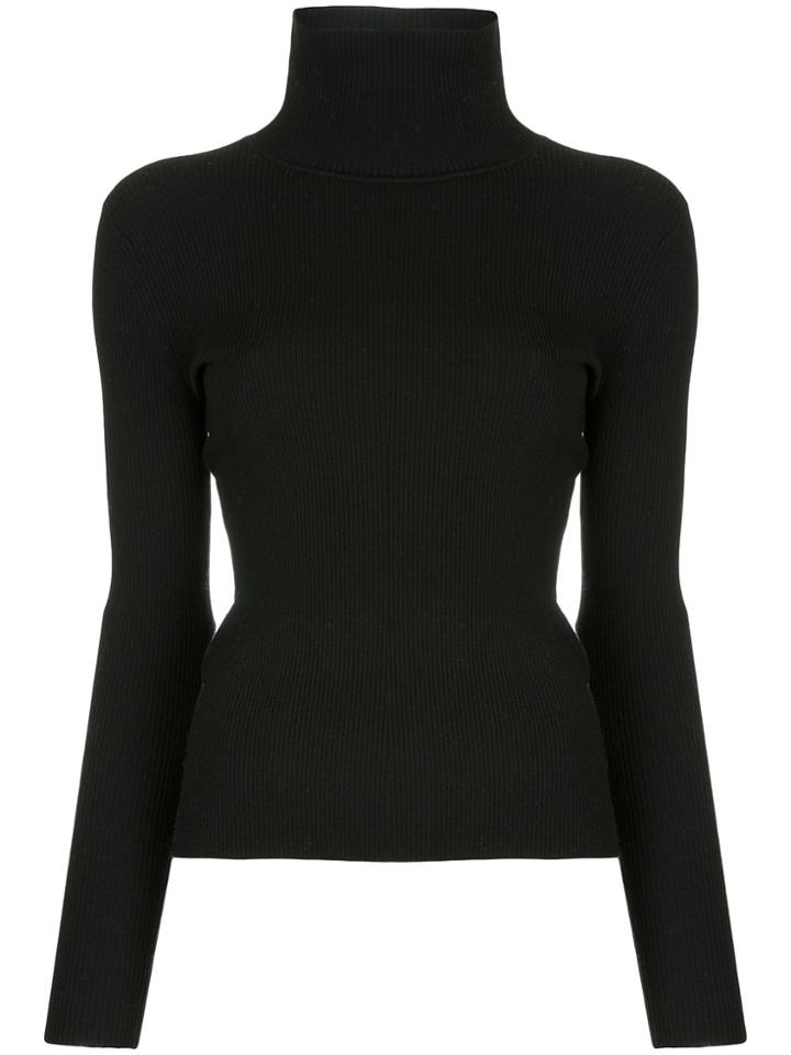 Estnation Roll Neck Jumper - Black