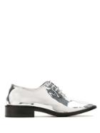 Reinaldo Lourenço Metallic Oxford Shoes - Silver