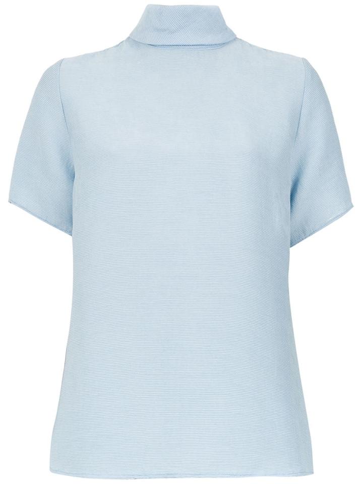 Olympiah Castella High Neck Top - Blue