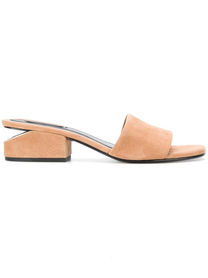 Alexander Wang Lou Mules - Neutrals