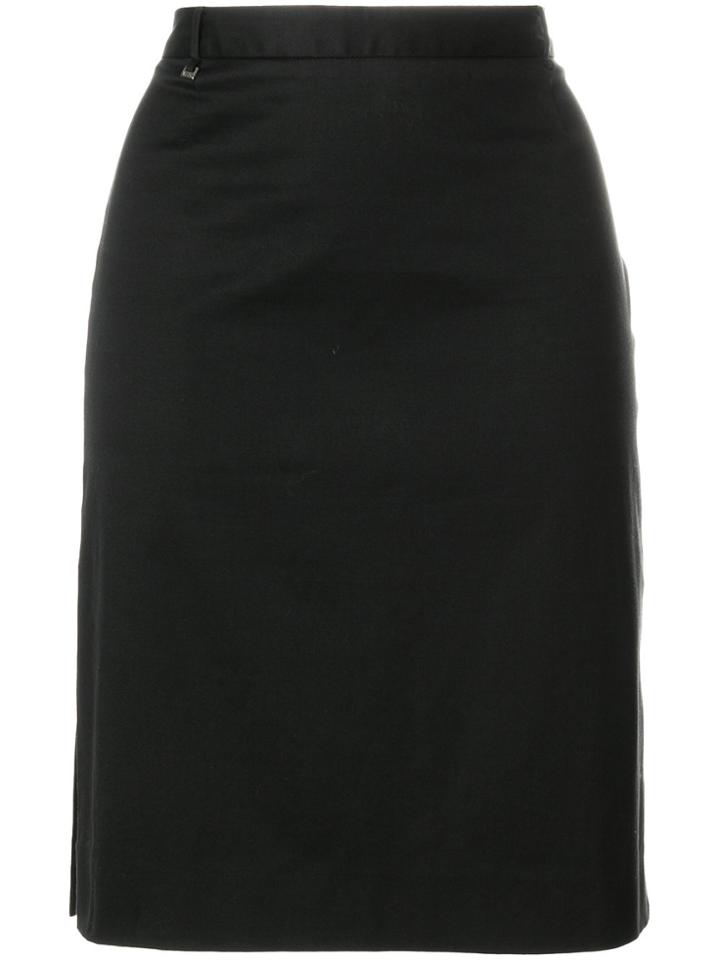 Versace Vintage Classic Straight Skirt - Black