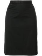 Versace Vintage Classic Straight Skirt - Black