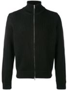 Maison Margiela - Zipped Knitted Sweatshirt - Men - Wool - L, Black, Wool