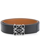 Loewe - Branded Buckle Belt - Men - Leather - 85, Black, Leather