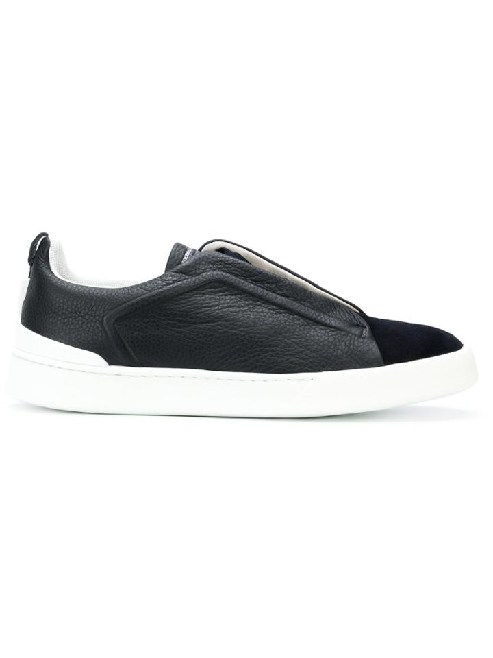 Ermenegildo Zegna Adjustable Fit Sneakers - Blue