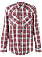 Paura Classic Checked Shirt - Red