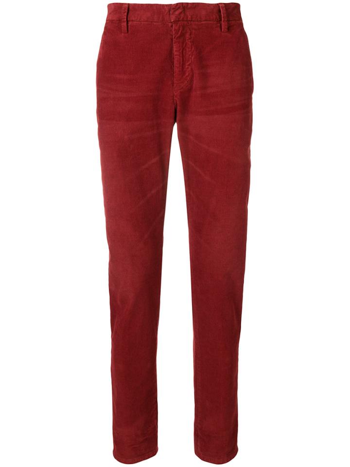 Dondup Straight-leg Trousers - Red