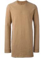 Rick Owens Drkshdw 'level Round' Jumper, Men's, Size: Small, Nude/neutrals, Cotton