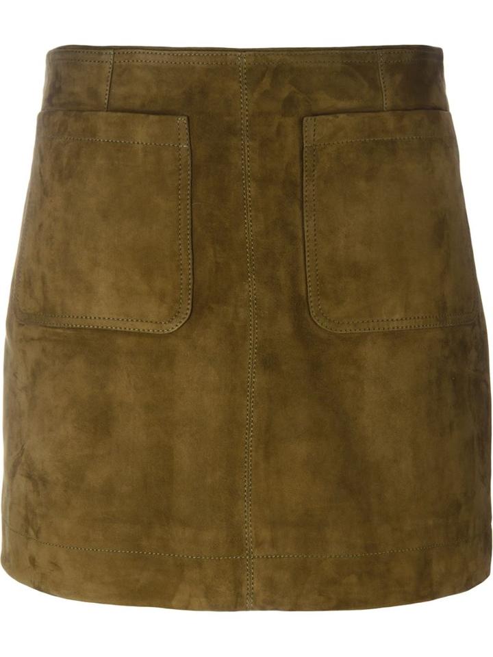 Burberry Straight Mini Skirt