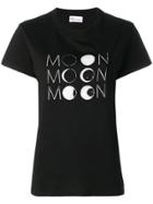 Red Valentino Moon Print T-shirt - Black