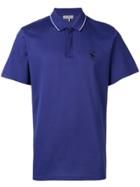 Lanvin Embroidered Polo Shirt - Purple