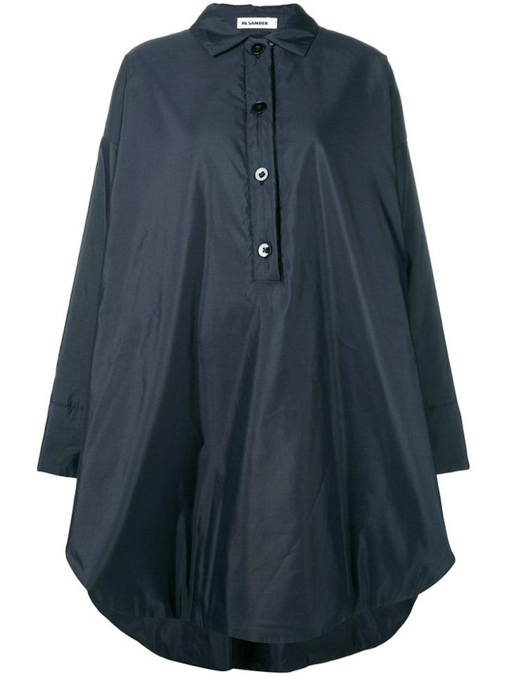 Jil Sander Oversized Blouse - Blue