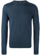 A.p.c. Fine-knit Sweater, Men's, Size: Medium, Blue, Silk/merino