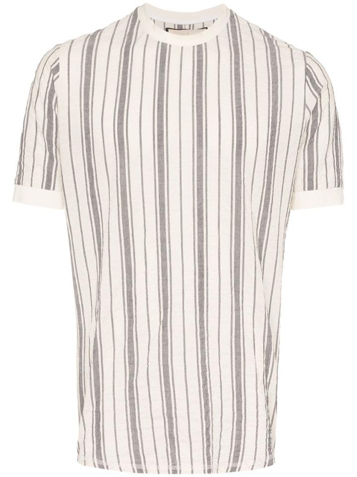 Prévu Formentera Striped T-shirt - White