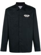 Carhartt Logo Print Shirt Jacket - Black