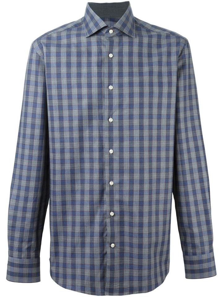 Hackett 'mayfair Navy Check' Shirt, Men's, Size: Xxl, Blue, Cotton