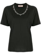 Twin-set Crystal-embellished T-shirt - Black